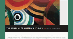 Desktop Screenshot of journal-of-austrian-studies.org