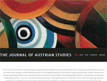 Tablet Screenshot of journal-of-austrian-studies.org